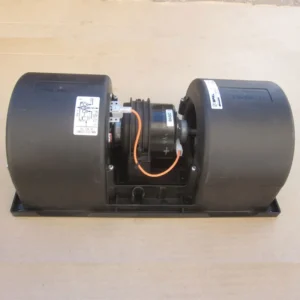 Вентилятор SPAL 006-B45-22 центробежный сдвоенный с резистором малый 3 ск без колодки