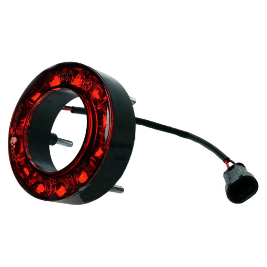 Фонарь стоп-сигнала задний универсальный LED 12/24V (кольцо 55/70 мм)