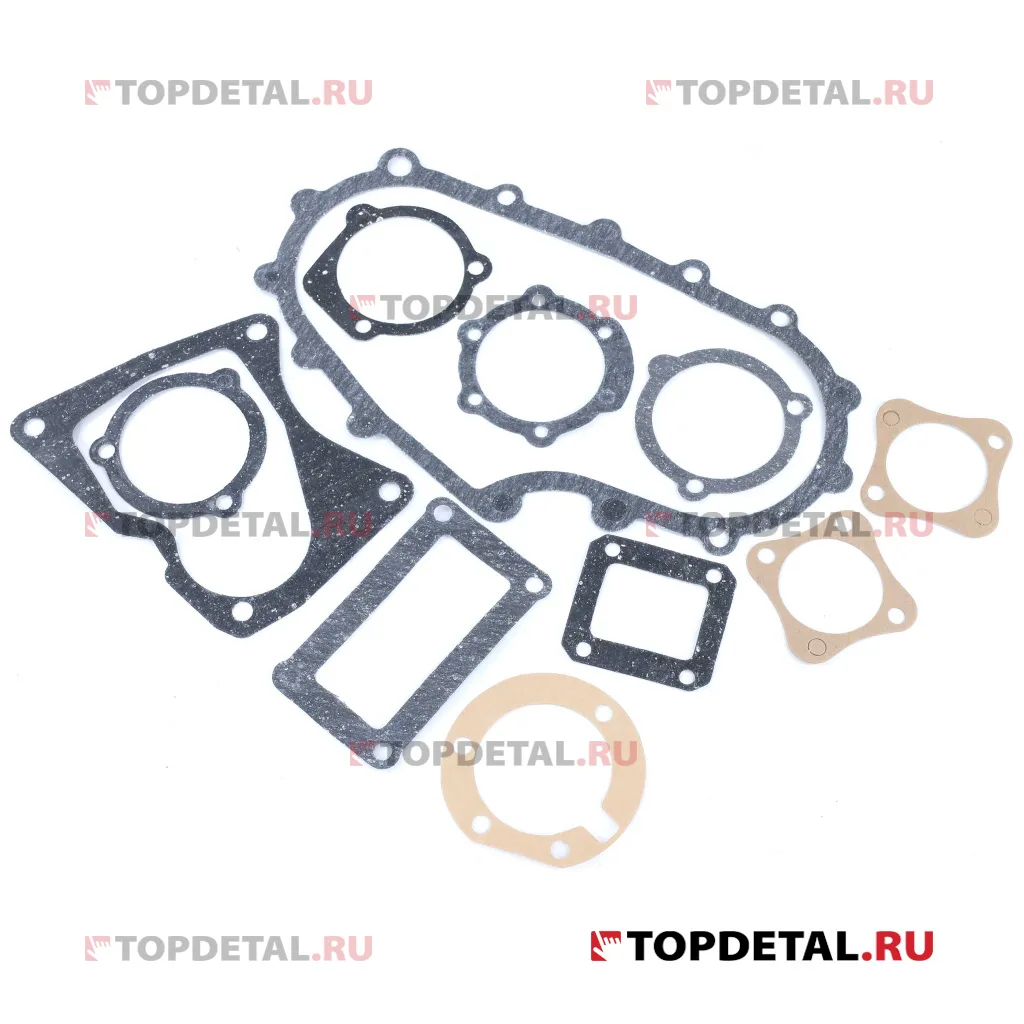 Прокладки раздаточной коробки УАЗ 452, 469 (комплект 8 шт, паронит ПМБ-0,4)